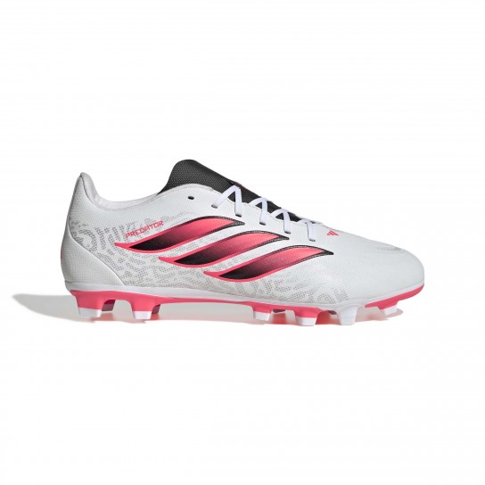 Adidas Predator Club FG/MG - Branco/Vermelho/Preto